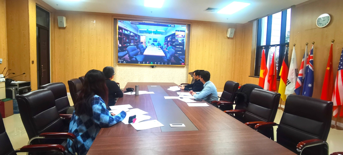 我院与University of Hawaii at Hilo（夏威夷大学希洛分校）召开线上座谈会