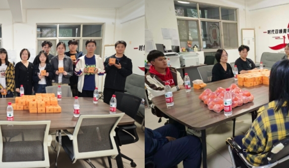 月满中秋，情系学子——我院领导走访慰问留校新生