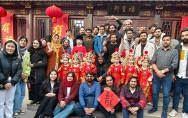 International Students Experienced the Traditional Culture of Chinese New Year